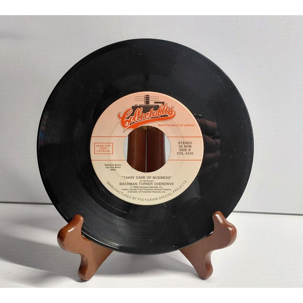 Collectables 10cc The Things We Do for Love / BTO Takin' Care of Business 45 RPM